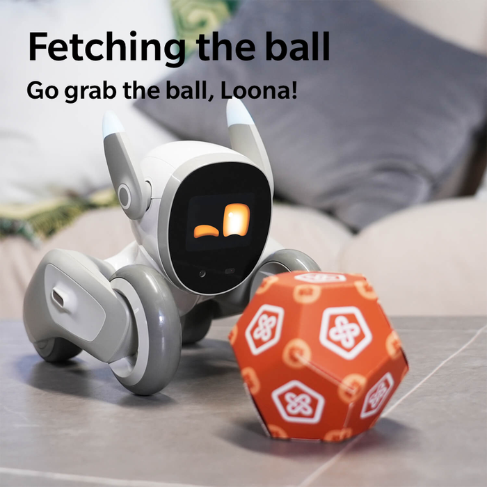 Loona Premium Smart Robot, AI PETBOT med laddningsdocka, KEYi Tech