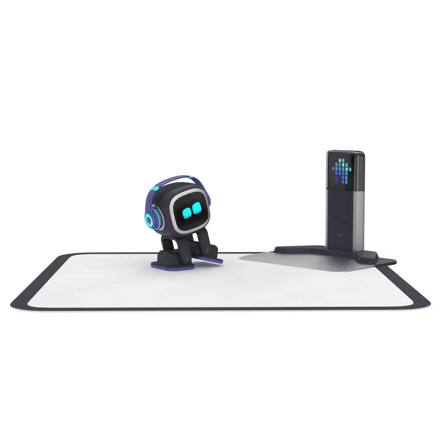 EMO Go Home Robot, AI-skrivbordsdjur med laddningsdocka, Living.AI