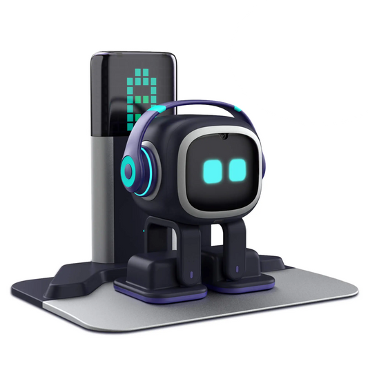 EMO Go Home Robot, AI-skrivbordsdjur med laddningsdocka, Living.AI